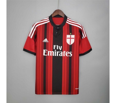 AC Milan 14/15 Home Red&Black Soccer Jersey